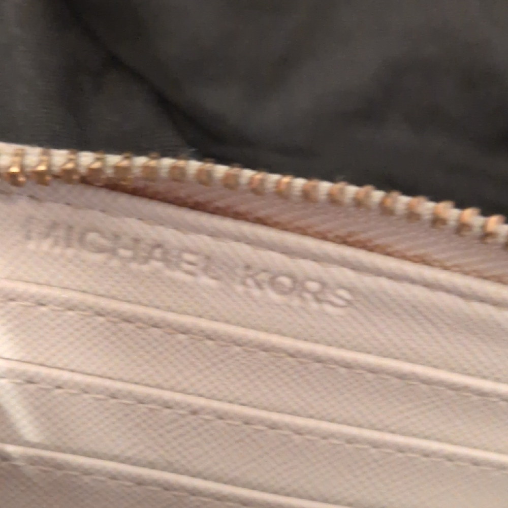 Michael Kors Beige Logo Wristlet - Picture 6 of 14